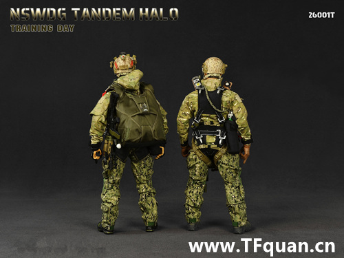E&S新品 海军特种作战研究大队 串联高跳低开NSWDG HALO Tandem 官图
