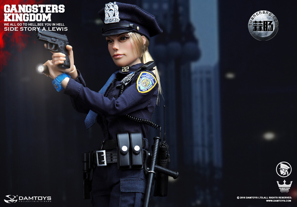 DAMTOYS 1/6黑帮王国系列 番外篇：安妮·刘易斯 警官
