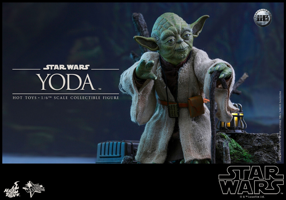 Hottoys 新品：《星球大战：帝国反击战》 犹达 / Yoda 大师