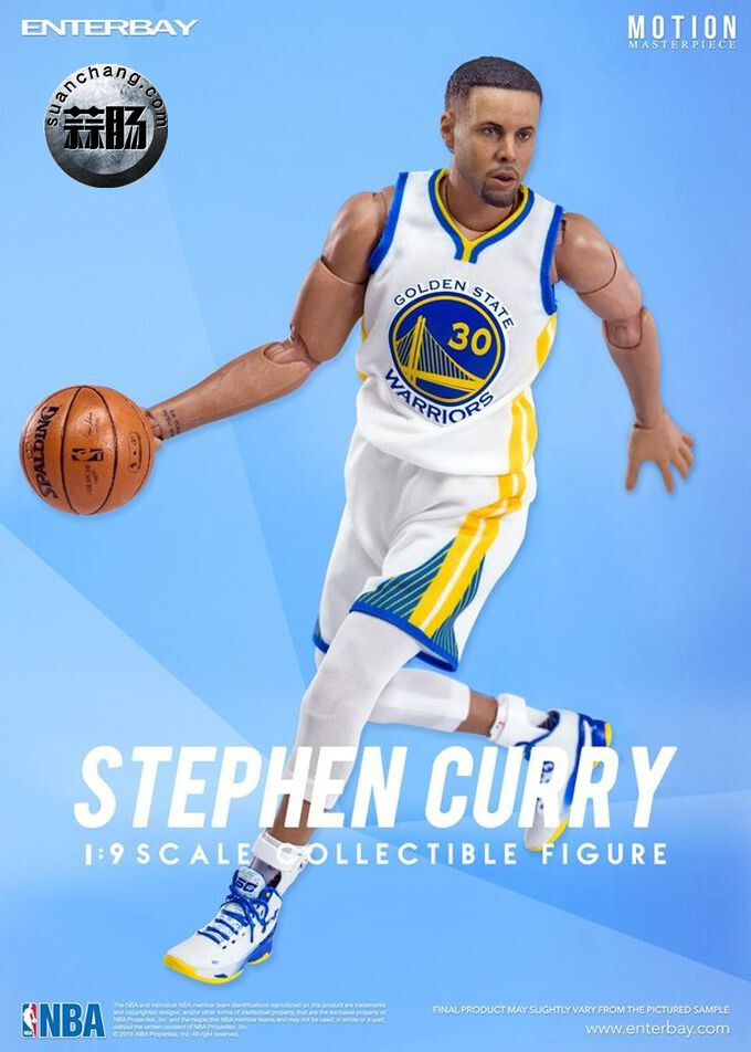 Enterday新品：1/9 NBA系列 库里 发售