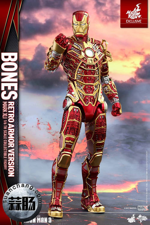 HOTTOYS 新品《钢铁侠3》-MK41 骨骼限定版 