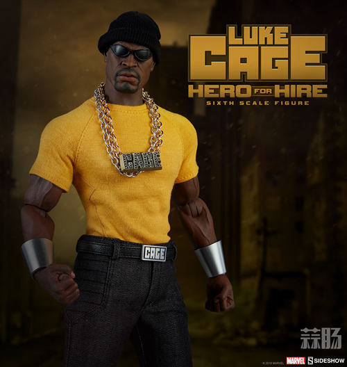 1/6 漫威宇宙美剧《luke cage》 卢克·凯奇 可动人偶