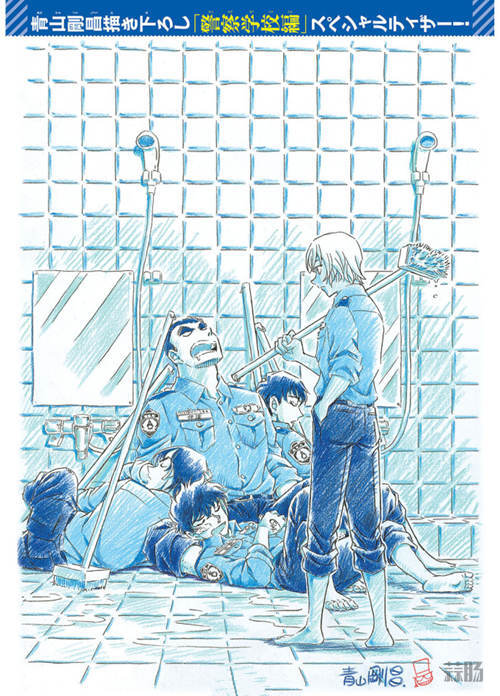 青山刚昌最新绘制「警察学校篇」彩铅海报！扎心了...