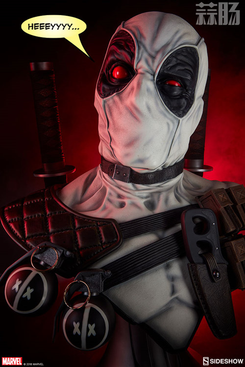 Sideshow 公布 1:1漫画版X特工队白色死侍胸像
