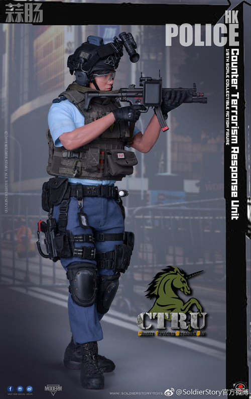 SoldierStory公布1/6 香港警察 反恐特勤队小明