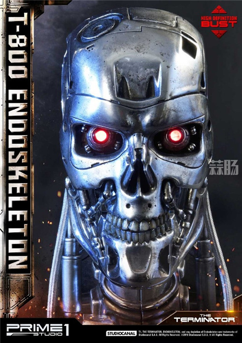  Prime 1 Studio公布出终结者T-800胸像。