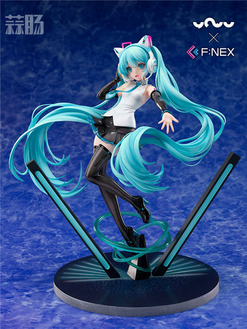 F:NEX推出妖舞YOWU联动款初音未来猫耳耳机版1/7手办