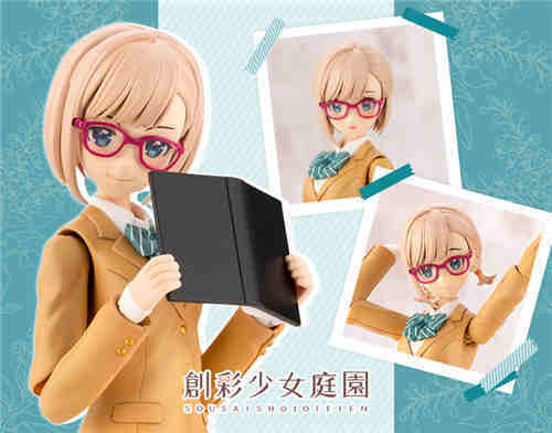 寿屋再版创彩少女庭院 小鸟游历 令法高等学校·冬装 梦幻古典常春藤1/10人偶