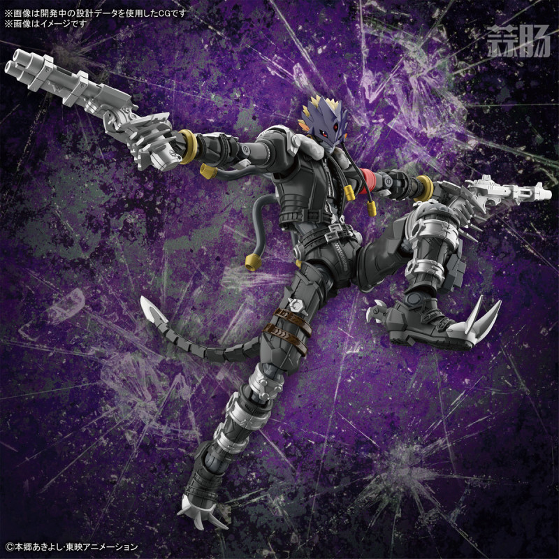 万代推出Figure-rise SA《数码宝贝03》堕天地狱兽拼装模型