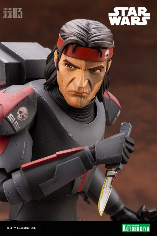 寿屋推出ARTFX《星球大战：异等小队》猎人1/7手办