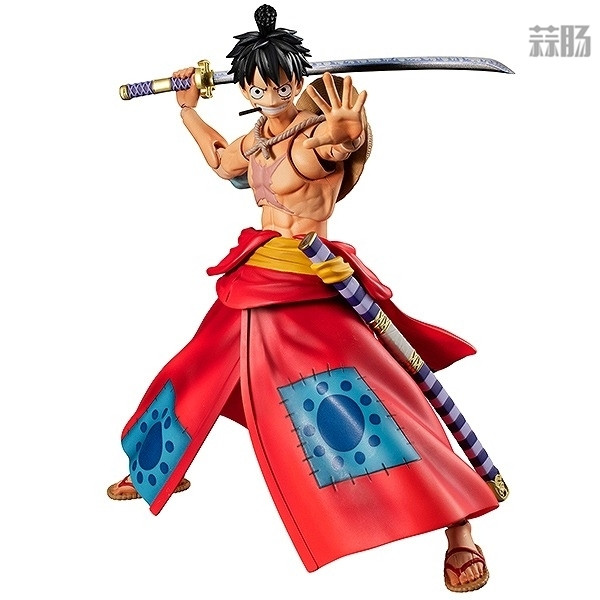 MegaHouse推出VAH《海贼王》路飞太郎可动人偶