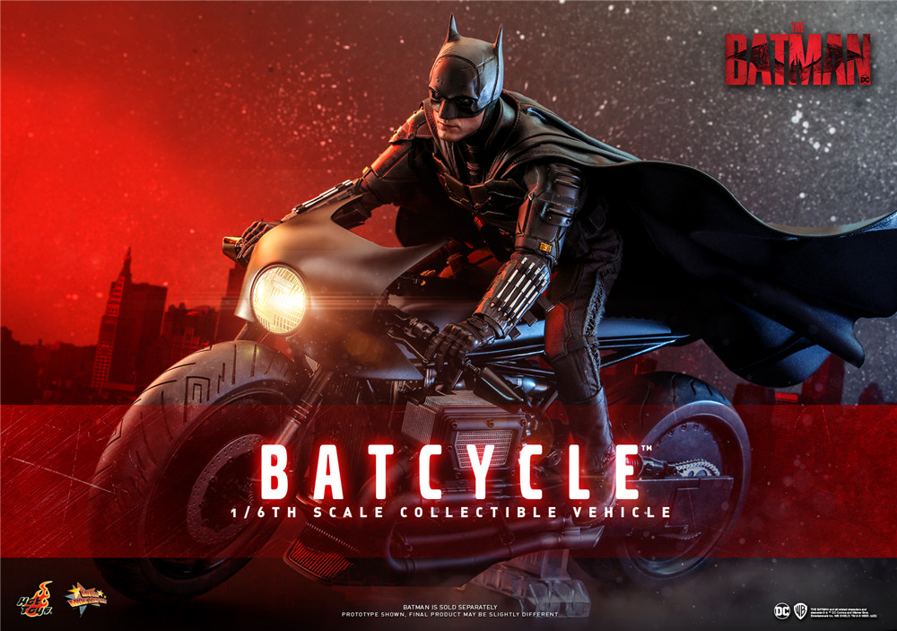 Hot Toys 发布 DC 《新蝙蝠侠》蝙蝠电单车1:6比例珍藏车