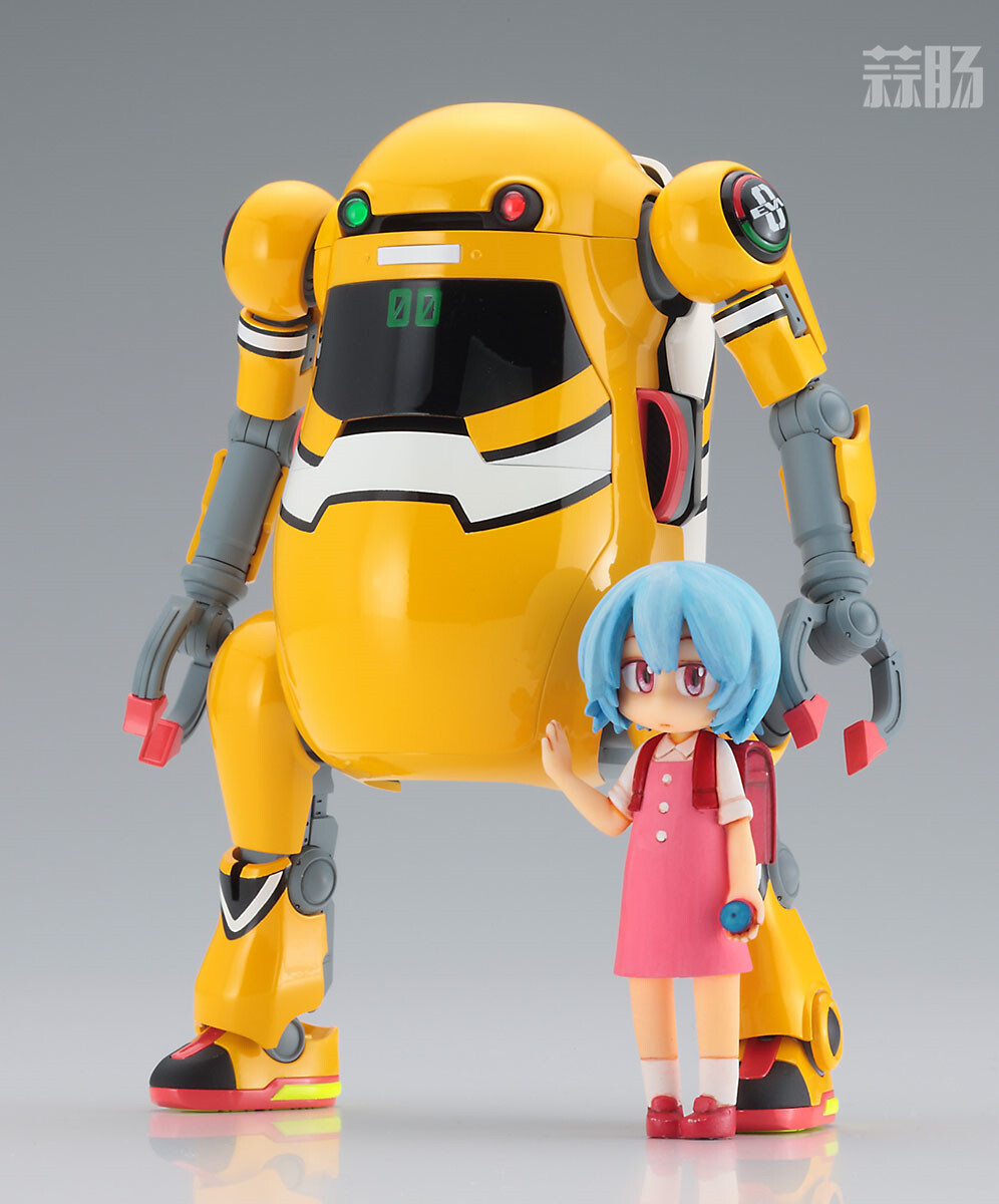 长谷川模型再版20 机动机器人WeGo《EVA》零号机+绫波丽拼装模型