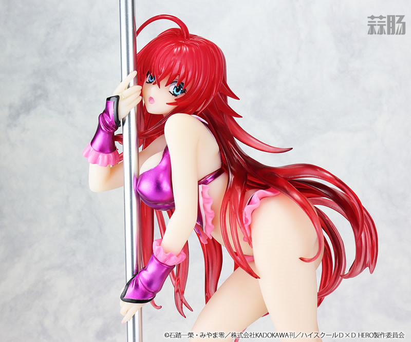 回天堂推出《恶魔高校DxD》莉雅丝 钢管舞Ver. 紫色 1/7手办
