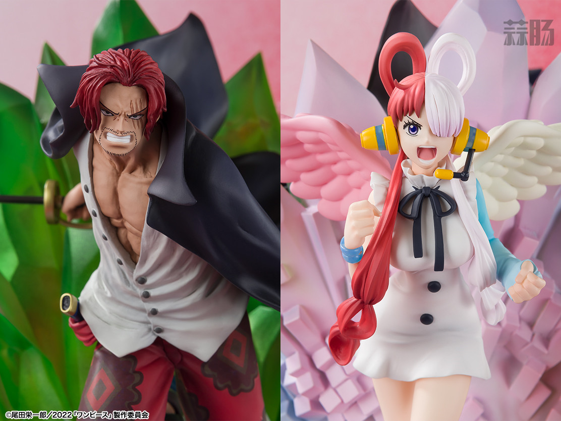 万代推出FIguarts ZERO[超激战]《海贼王 红发歌姬》香克斯与乌塔 手办
