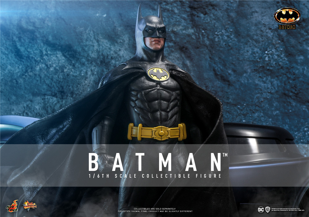Hot Toys重启《蝙蝠侠 (1989) 》蝙蝠侠1:6比例人偶与元祖蝙蝠车