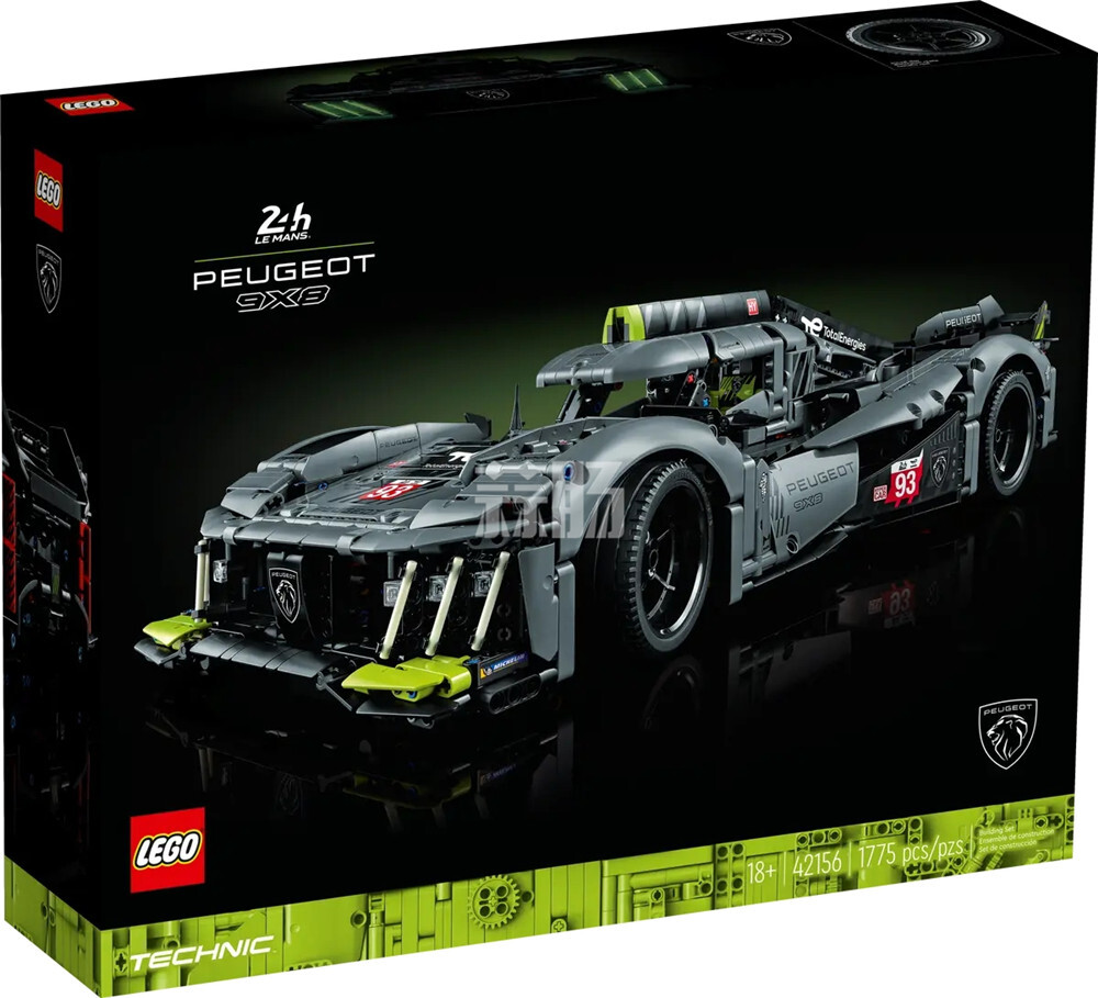 乐高推出LEGO-42156 标志 9X8 超级赛车1/10积木套装