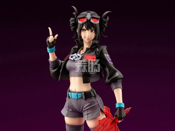 寿屋推出变形金刚美少女 黑暗擎天柱 限定版1/7手办
