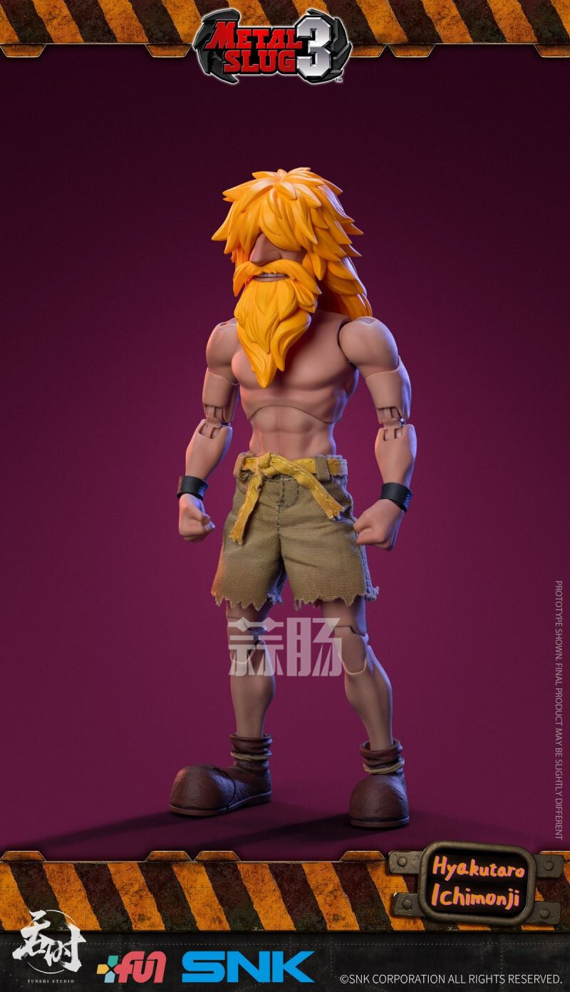 吞时工作室推出《合金弹头》一文字百太郎1/12可动人偶-模型玩具