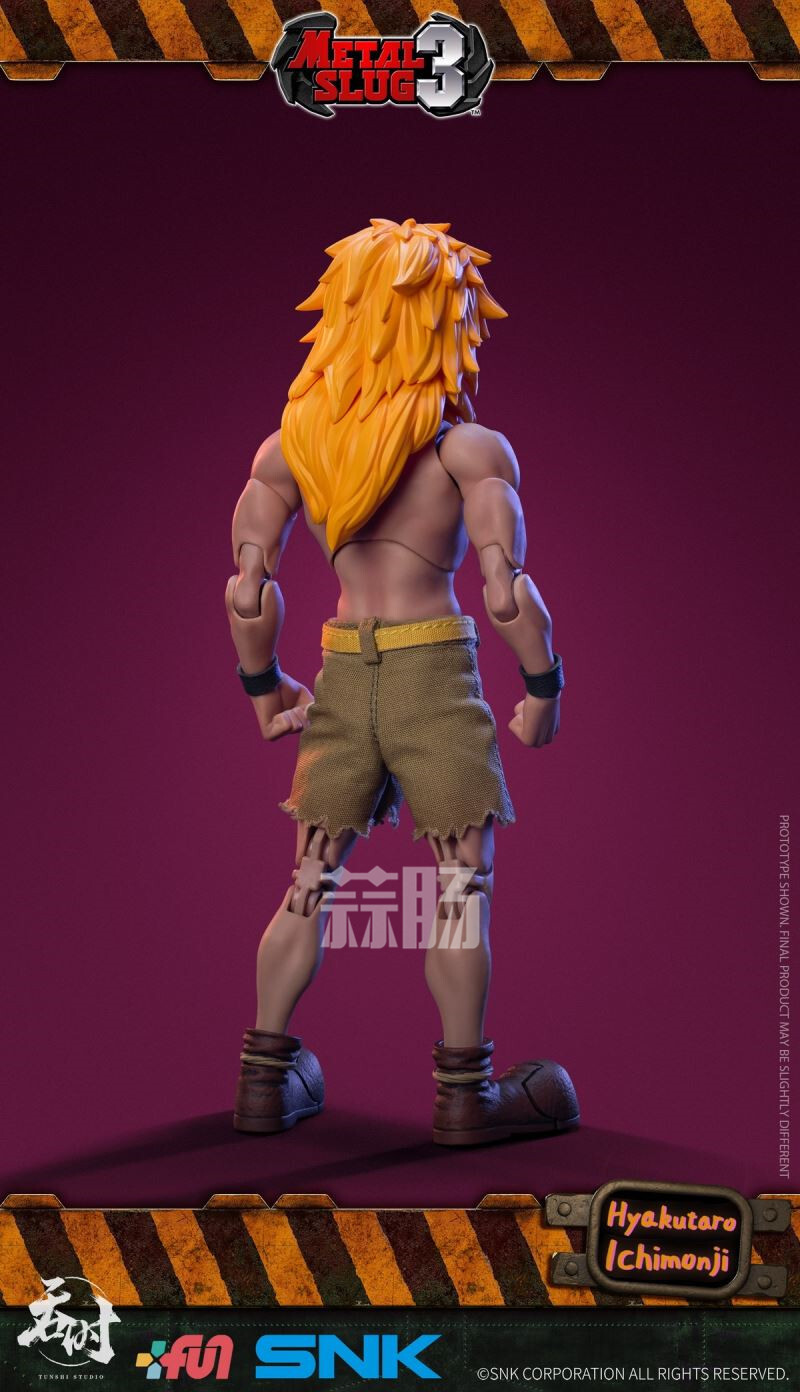 吞时工作室推出《合金弹头》一文字百太郎1/12可动人偶-模型玩具