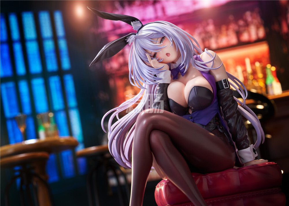 PLUM推出画师ピロ水插画 害羞的她“天笠缀”兔女郎Ver.1/7手办