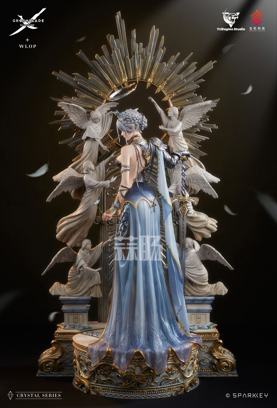 海琴煙 破砕 1/4 スタチュー　　　TriEagles Studio 砕けたアーマーからのぞく素肌がセクシー！「鬼刀」シリーズに海琴煙