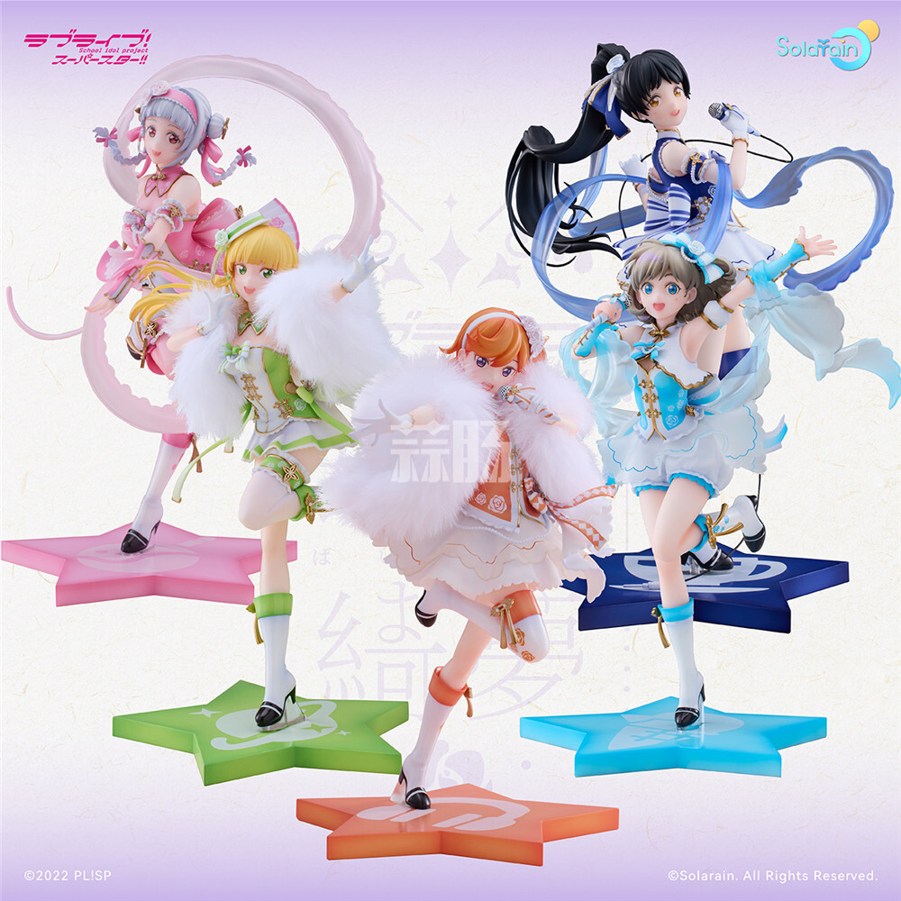 晴时雨推出《Love Live！超级明星！！》Liella！“玫花绮梦”五人组1/7手办