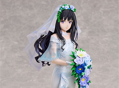 Claynel推出《Lycoris Recoil 莉可丽丝》井上泷奈 婚纱Ver.1/7手办