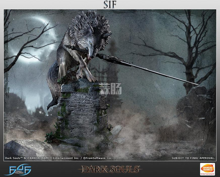 F4F推出《黑暗之魂》灰色大狼希芙（标准版）雕像