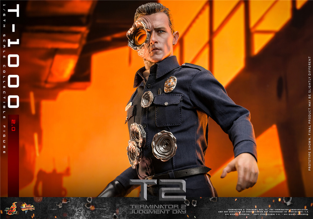Hot Toys推出《终结者》40周年纪念系列T-1000 (2.0) 1:6比例人偶 