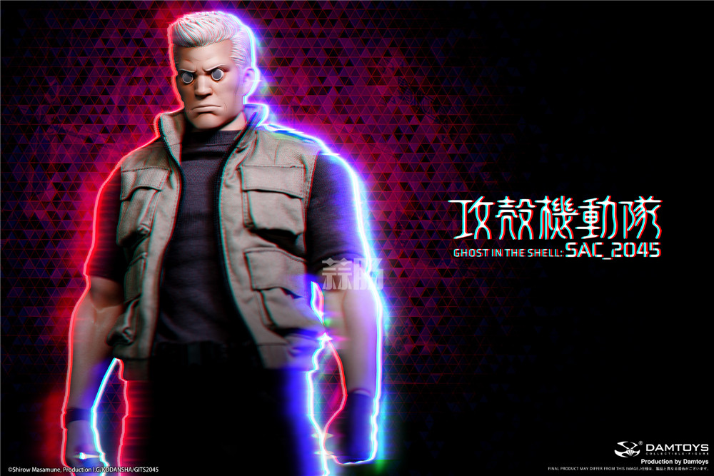 DAMTOYS推出DMS043《攻壳机动队 SAC_2045》巴特 1/6可动人偶
