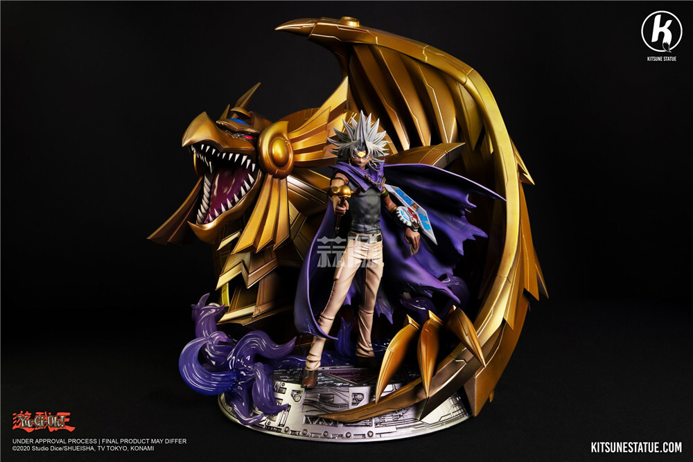 Kitsune Statue推出《游戏王》暗之马利克与太阳神的翼神龙1/7雕像