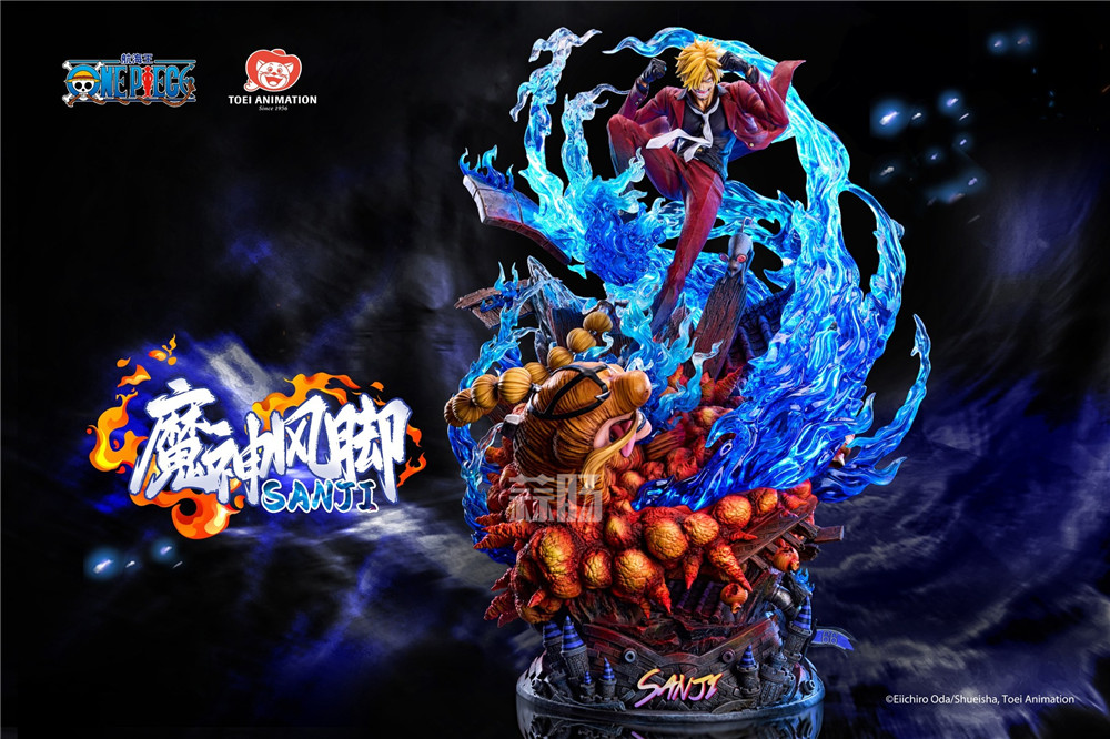 东映动画推出《海贼王》魔神风脚·山治 收藏级1/6雕像