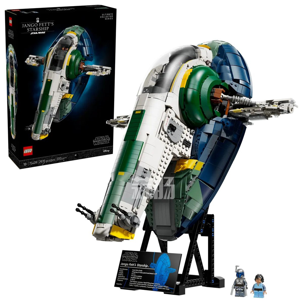 乐高推出LEGO-75409《星球大战》詹戈·费特的星际飞船 积木套装