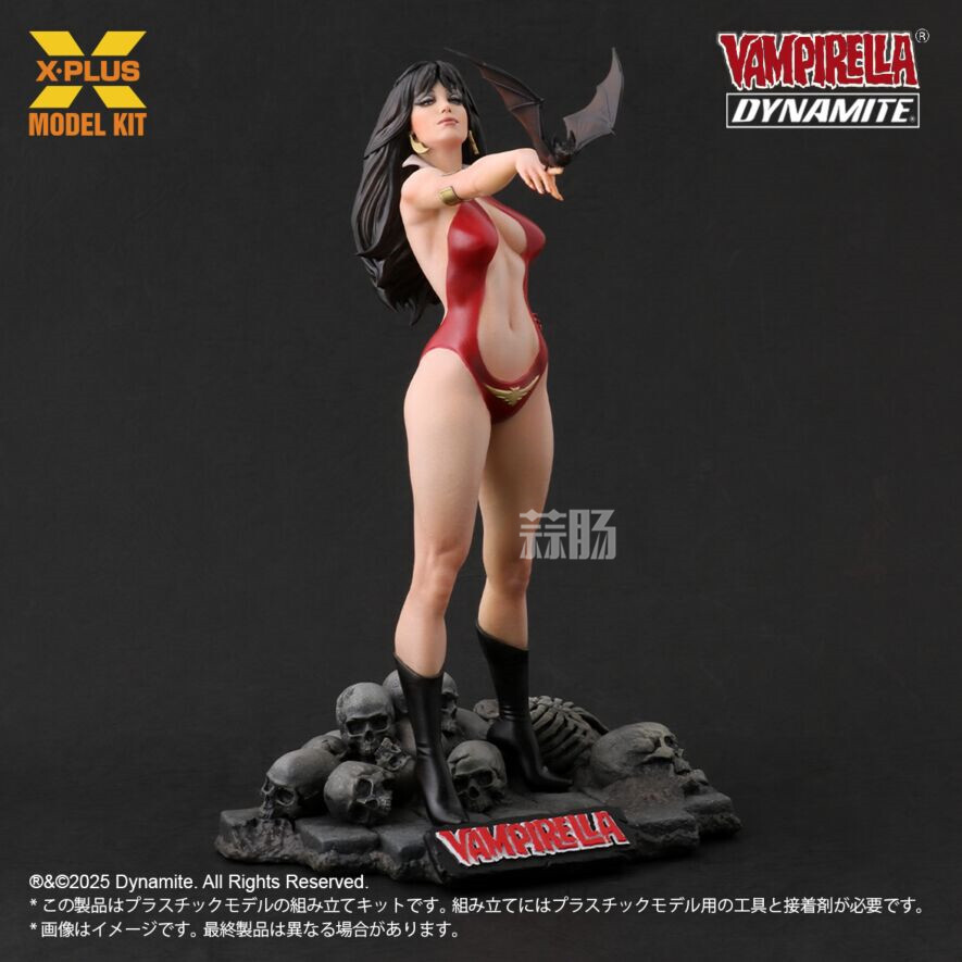 X-PLUS推出《吸血红颜》吸血女郎梵蓓娜 1/8拼装模型