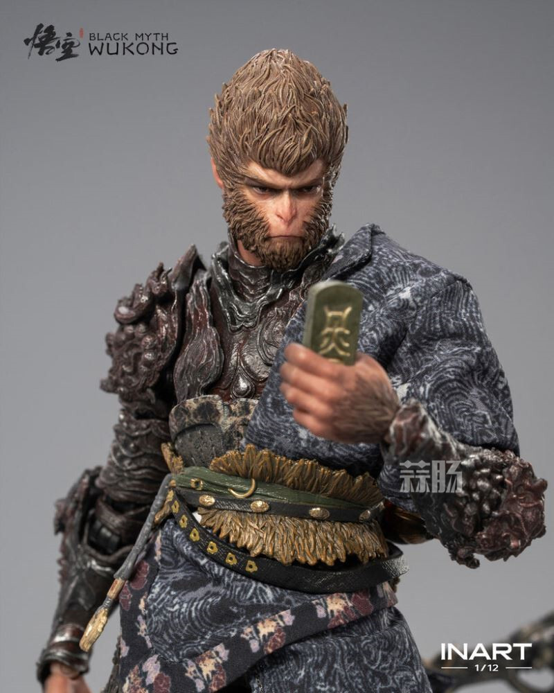 INART推出《黑神话：悟空》天命人·青铜套装1/12可动人偶-模型玩具-蒜肠网