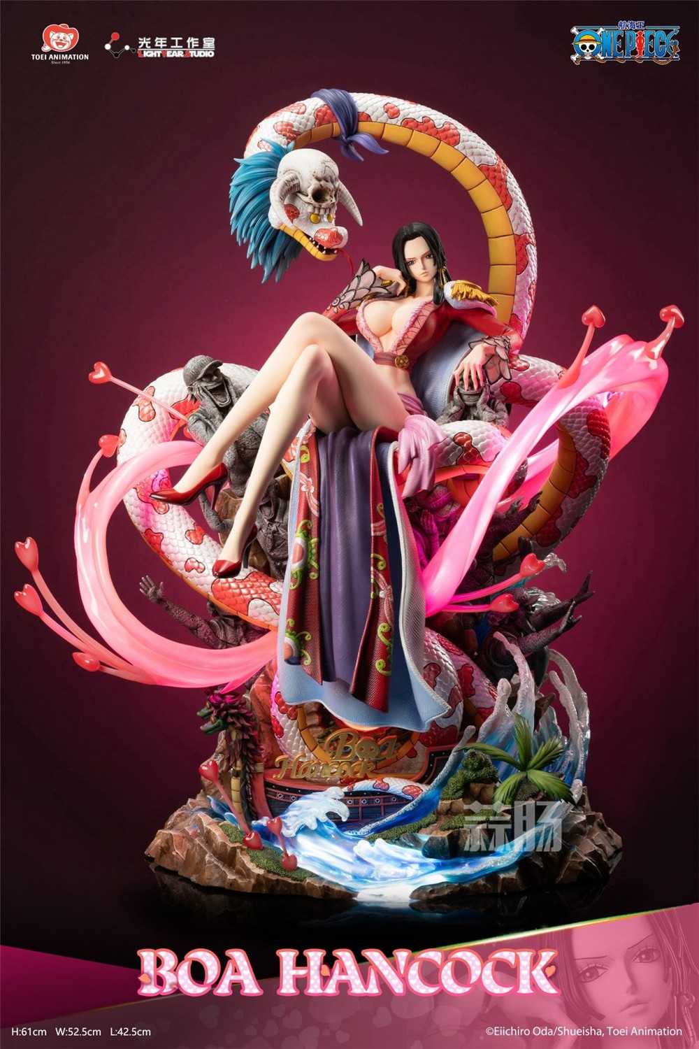 光年工作室推出《海贼王》“女帝·波雅汉库克”收藏级雕像-雕像-蒜肠网
