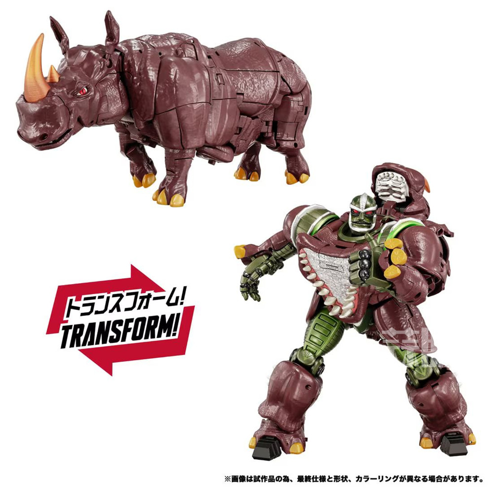 Takara Tomy推出日版变形金刚MPG-26 原始兽犀牛 变形玩具