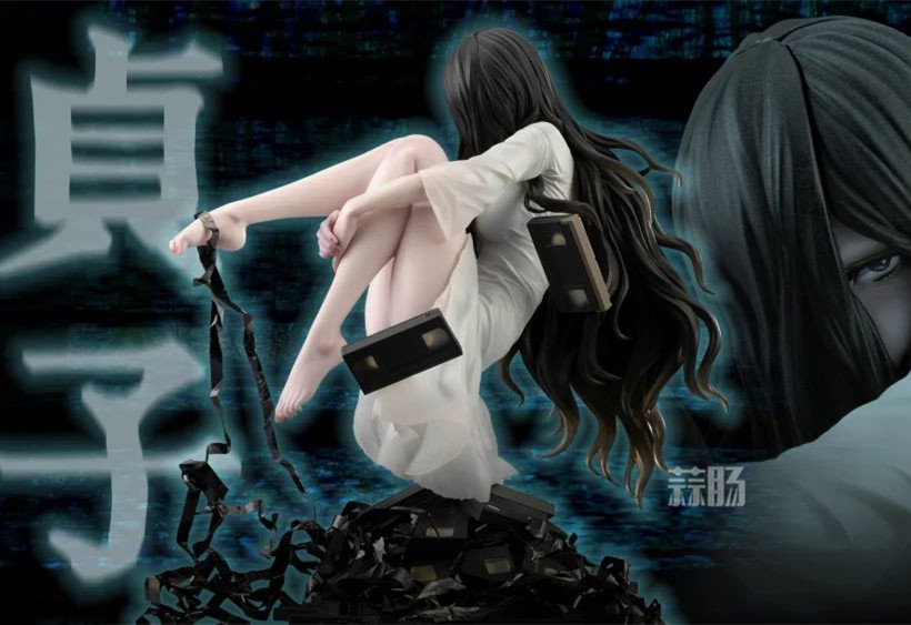 寿屋再版《午夜凶铃》恐怖美少女 贞子 1/7手办